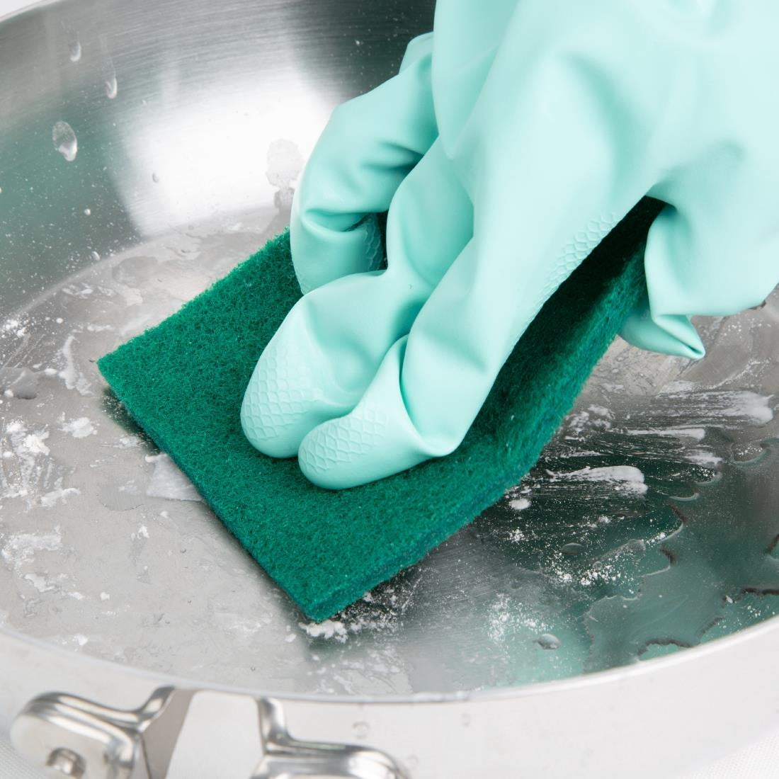 Jantex Green Scourer Pads Small (10 Pack) - HX234