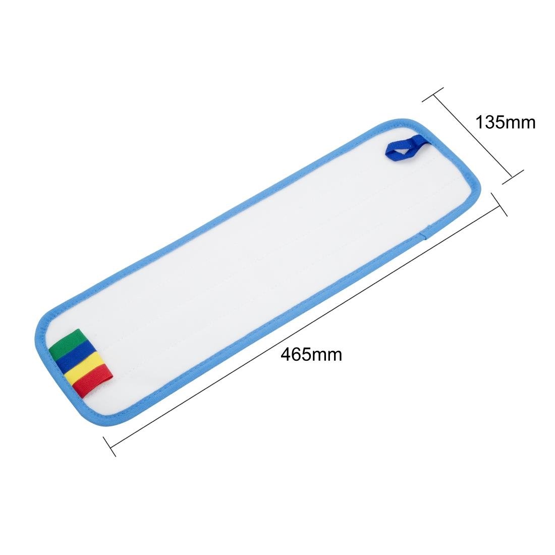 Jantex 400mm Flat Mop Head Micro Fibre Pad - HX236