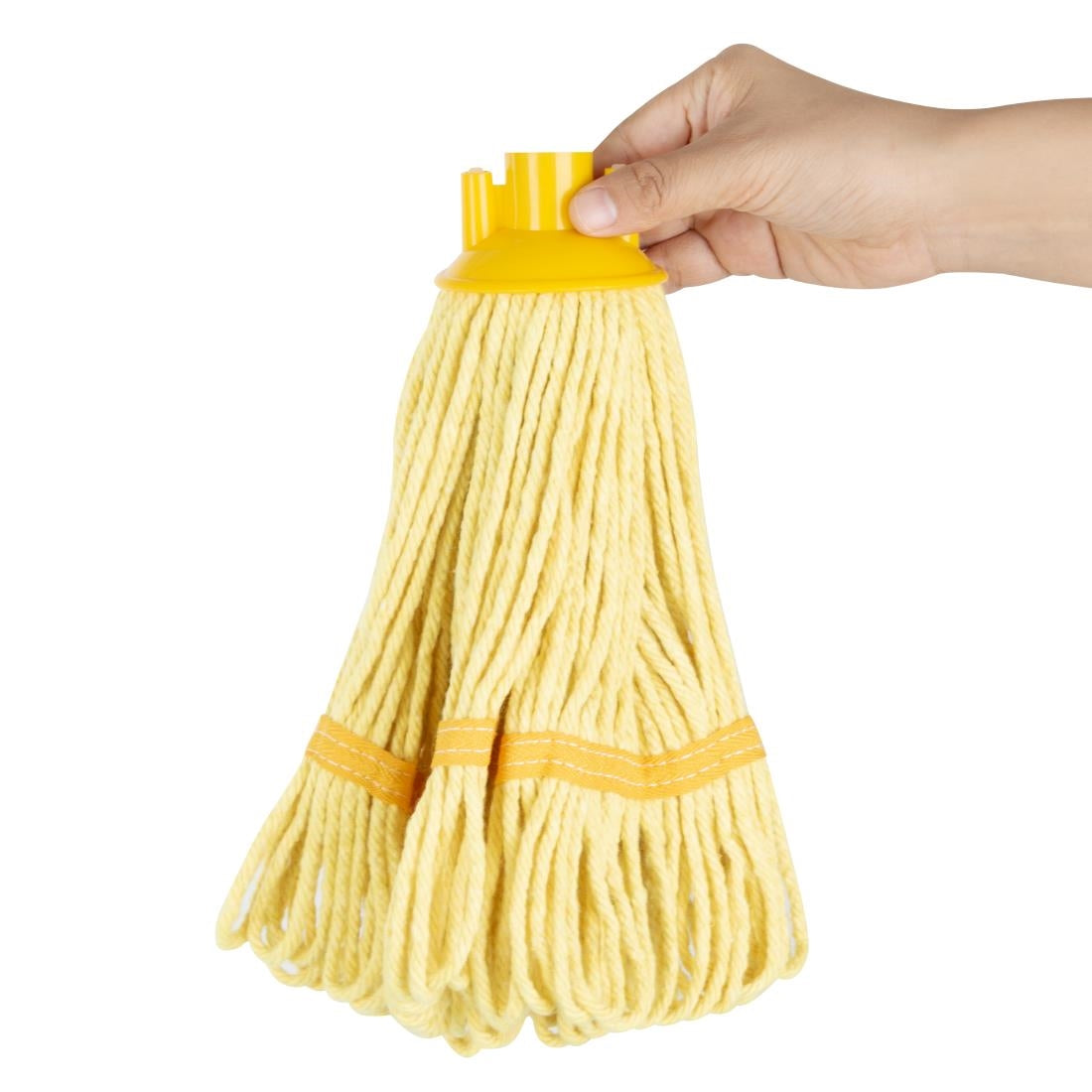 Jantex Deck Mop Head Yellow Stripe 200g - HX247