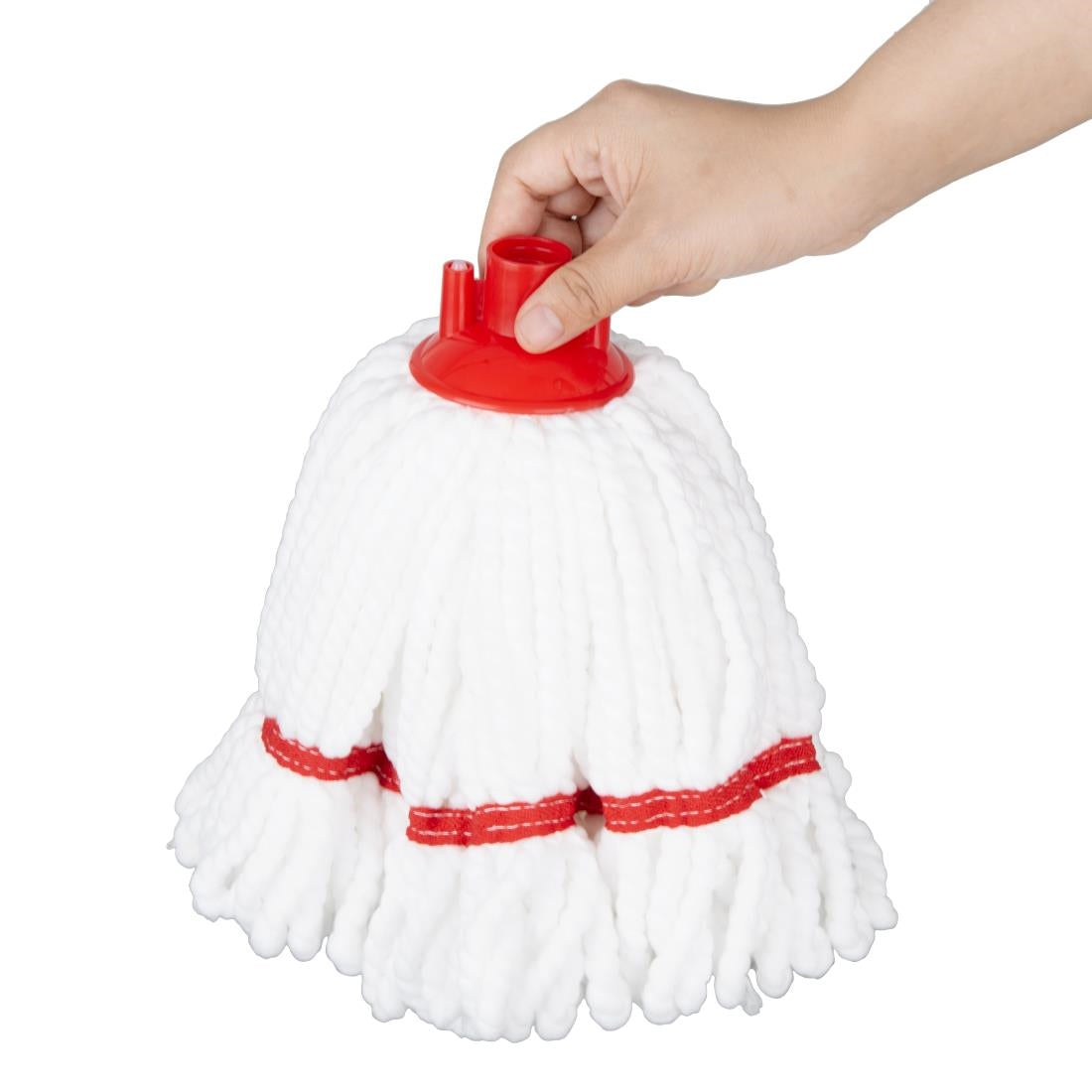 Jantex Microfibre Mop Head Red Stripe 150g - HX249
