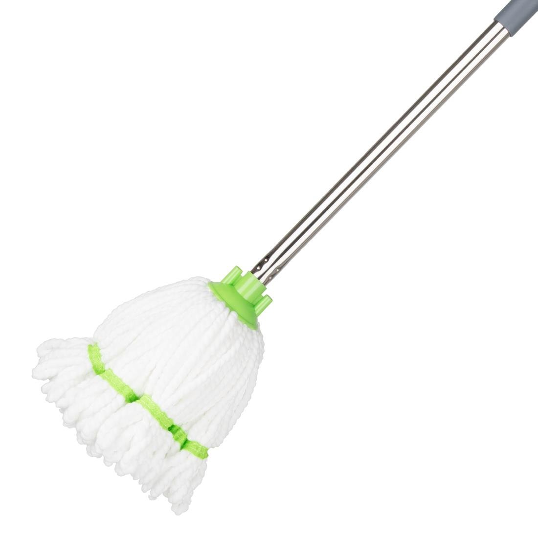 Jantex Microfibre Mop Head Green Stripe 150g - HX251