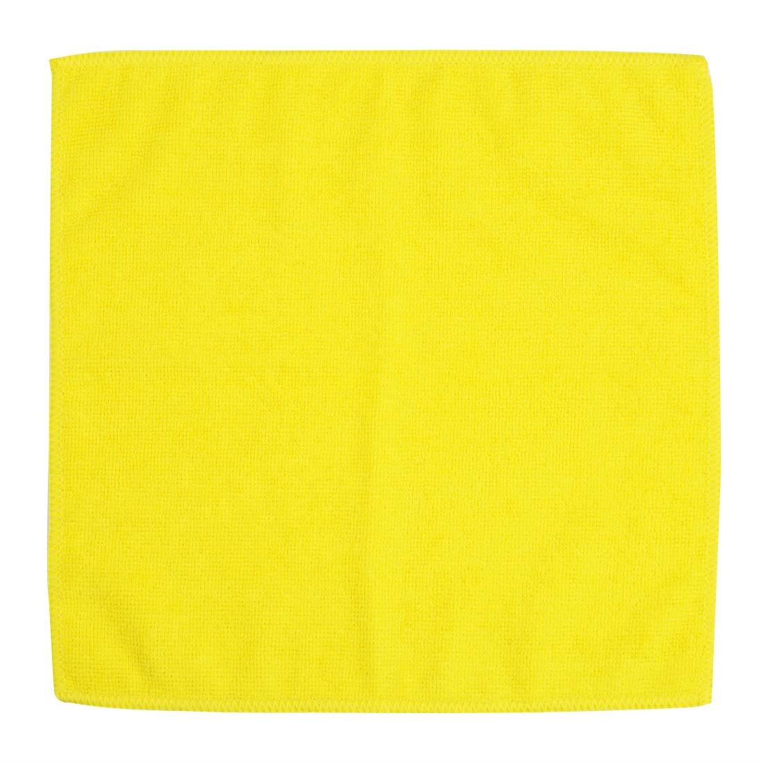 Jantex Microfibre Cloths Yellow (5 pack) - HX272