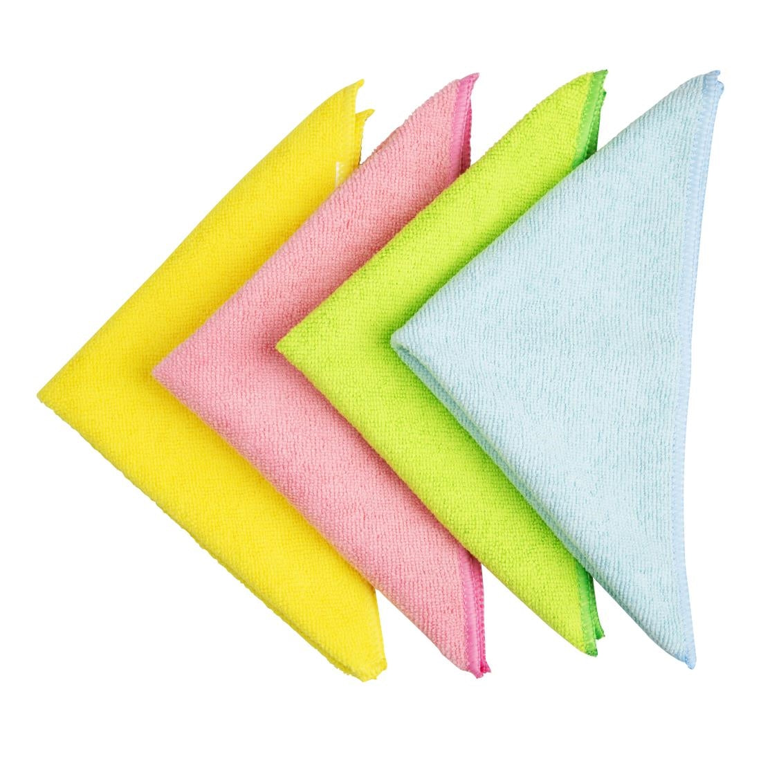 Jantex Microfibre Cloths Yellow (5 pack) - HX272
