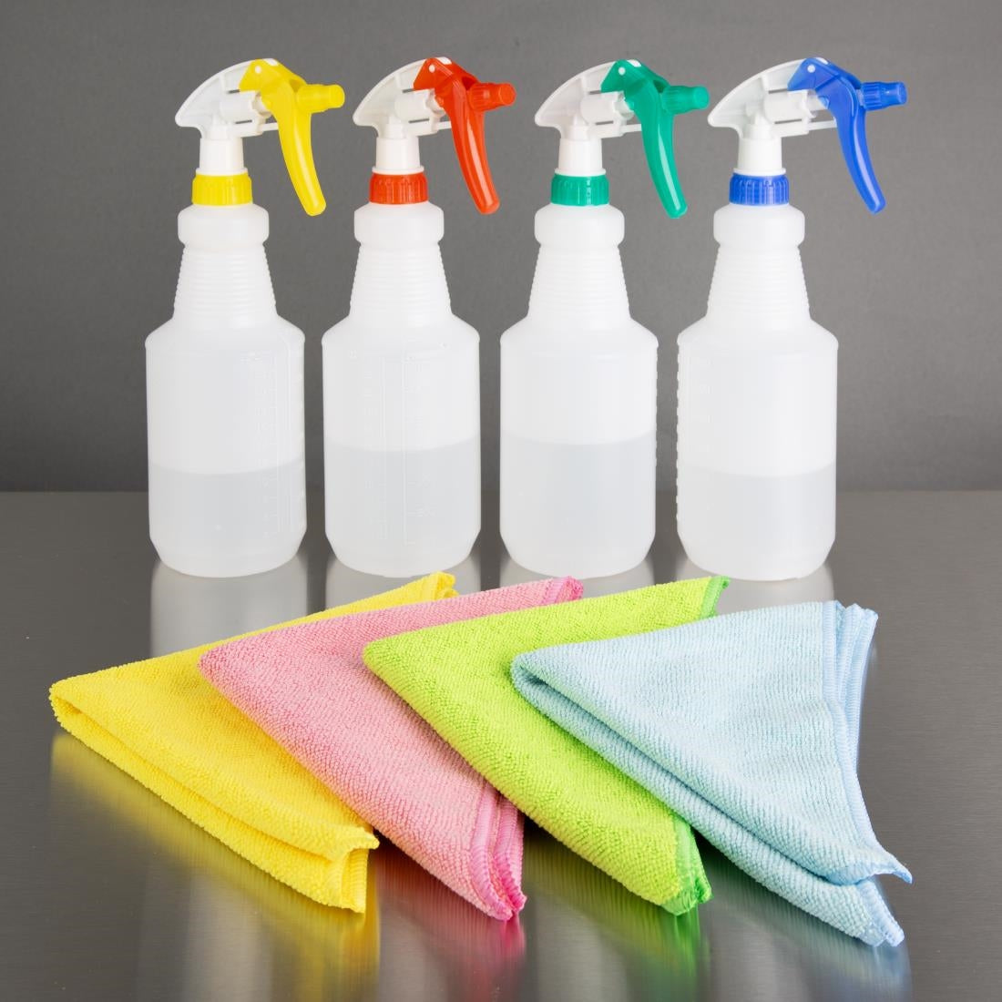 Jantex Microfibre Cloths Yellow (5 pack) - HX272