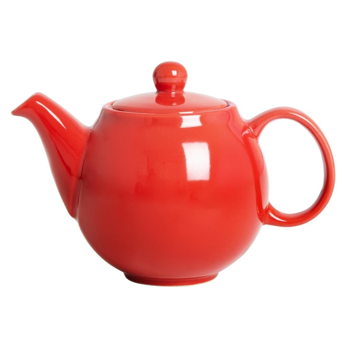 Olympia Café Teapot Red 450ml (2 Pack) - HX795