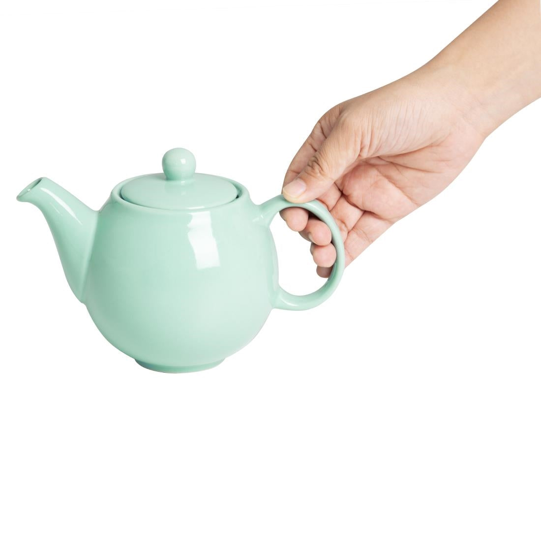 Olympia Café Teapot Aqua 450ml (2 Pack) - HX796