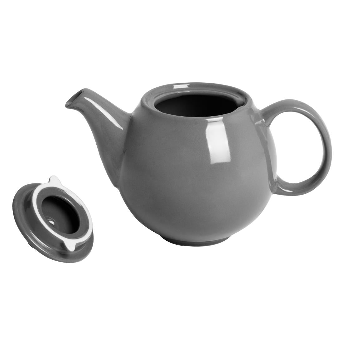 Olympia Café Teapot Charcoal 450ml (2 Pack) - HX797