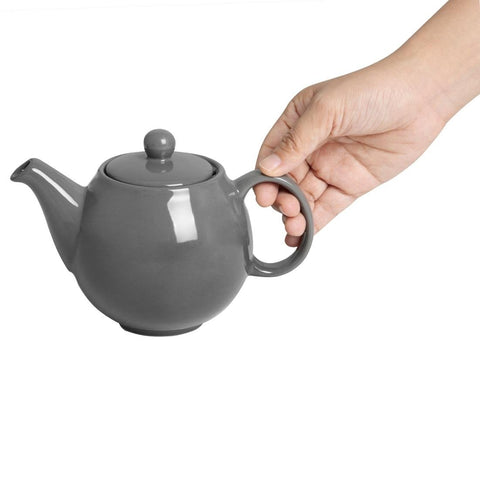 Olympia Café Teapot Charcoal 450ml (2 Pack) - HX797