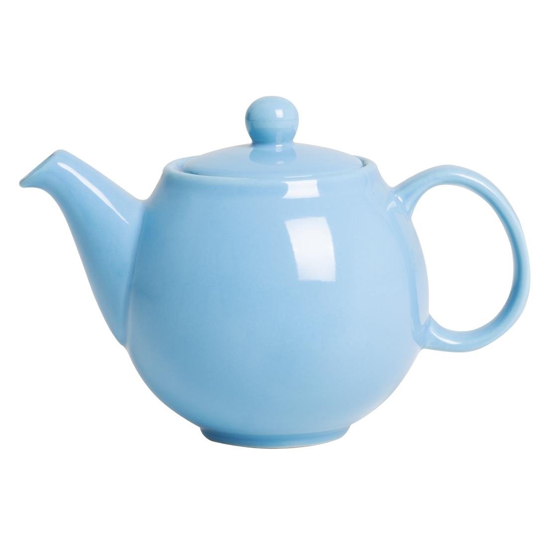 Olympia Café Teapot Blue 450ml (2 Pack) - HX798