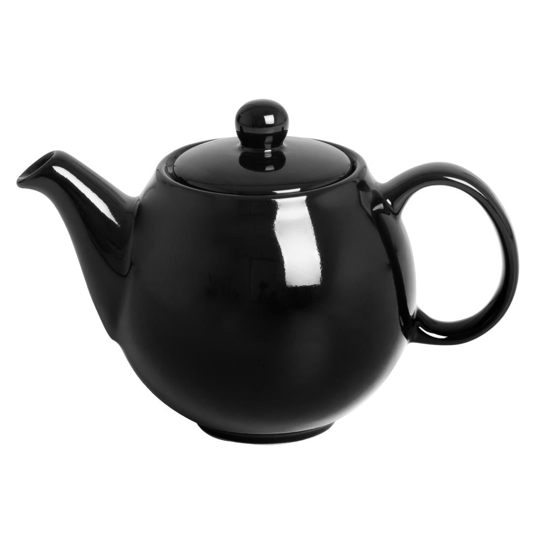 Olympia Café Teapot Black 450ml (2 Pack) - HX799
