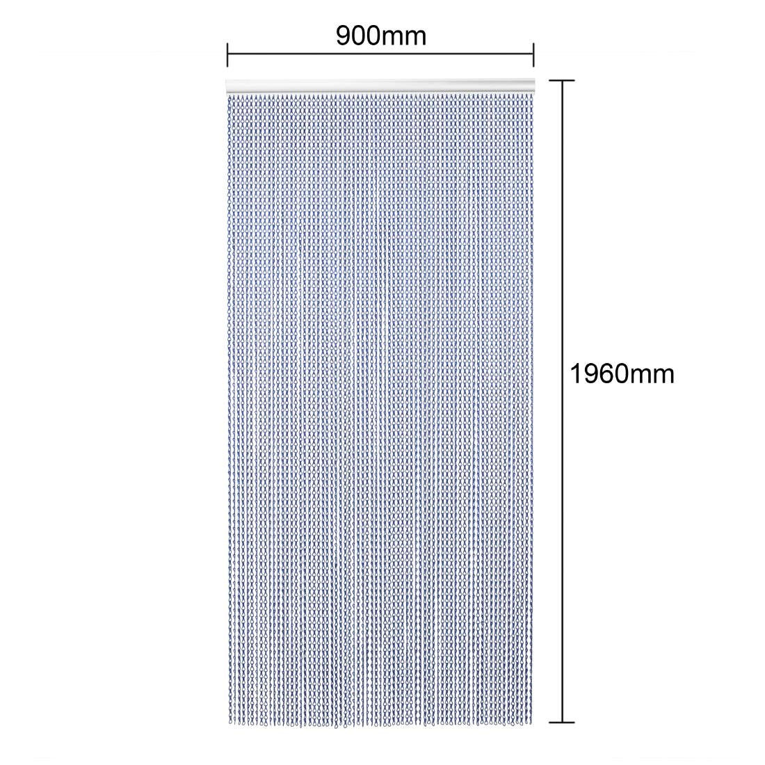 EazyZap Chain Door Blue Fly Screen - HX949