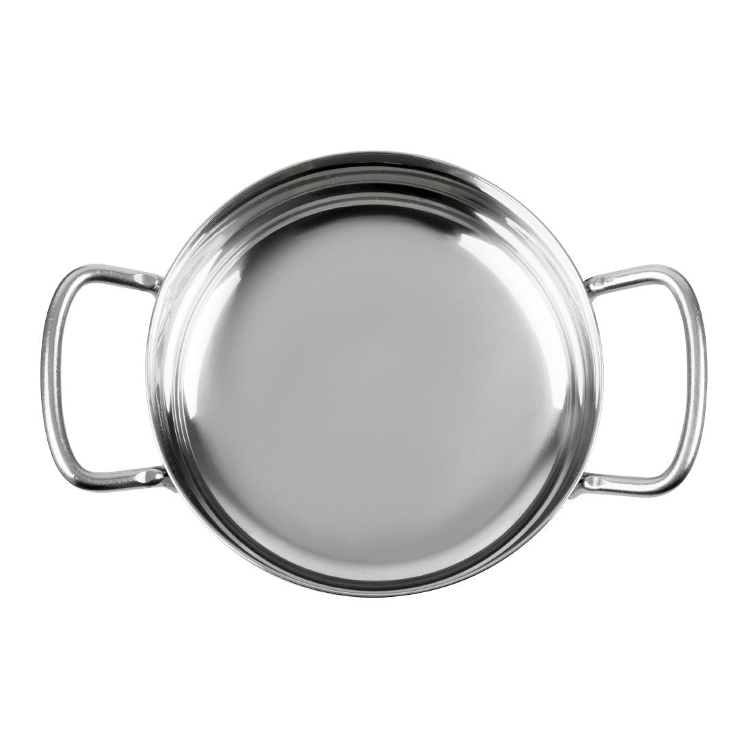 Olympia Table Presentation Double Handle Dish Stainless Steel 125mm - HY100