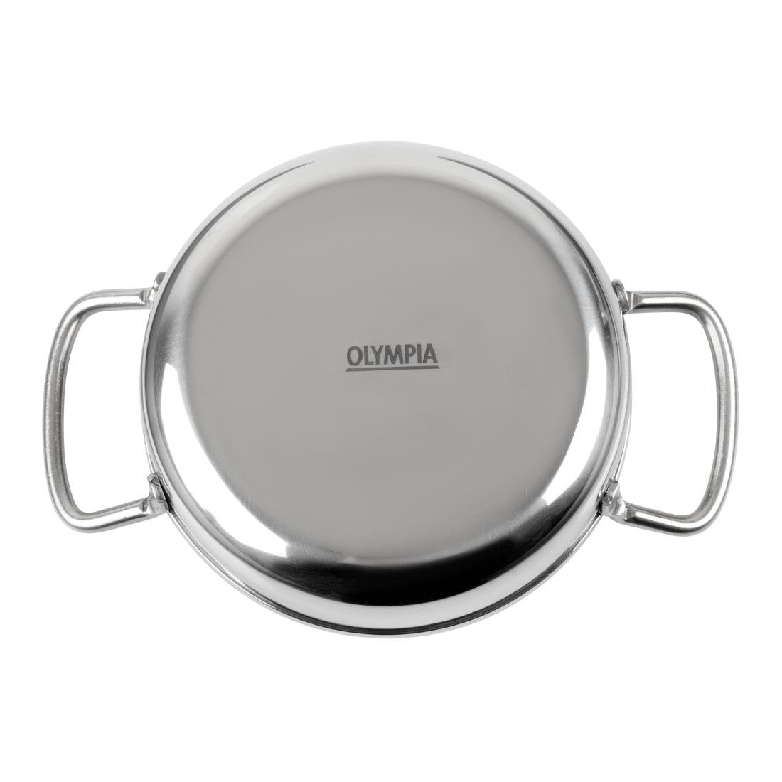 Olympia Table Presentation Double Handle Dish Stainless Steel 125mm - HY100