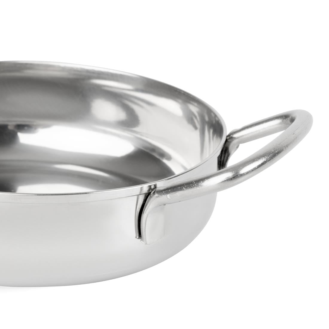 Olympia Table Presentation Double Handle Dish Stainless Steel 125mm - HY100