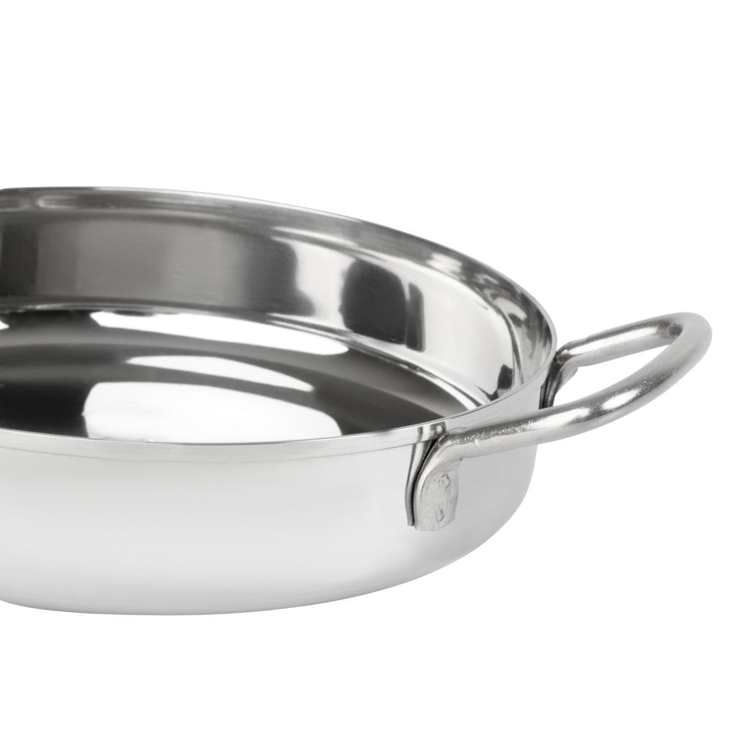 Olympia Table Presentation Double Handle Dish Stainless Steel 180mm - HY102