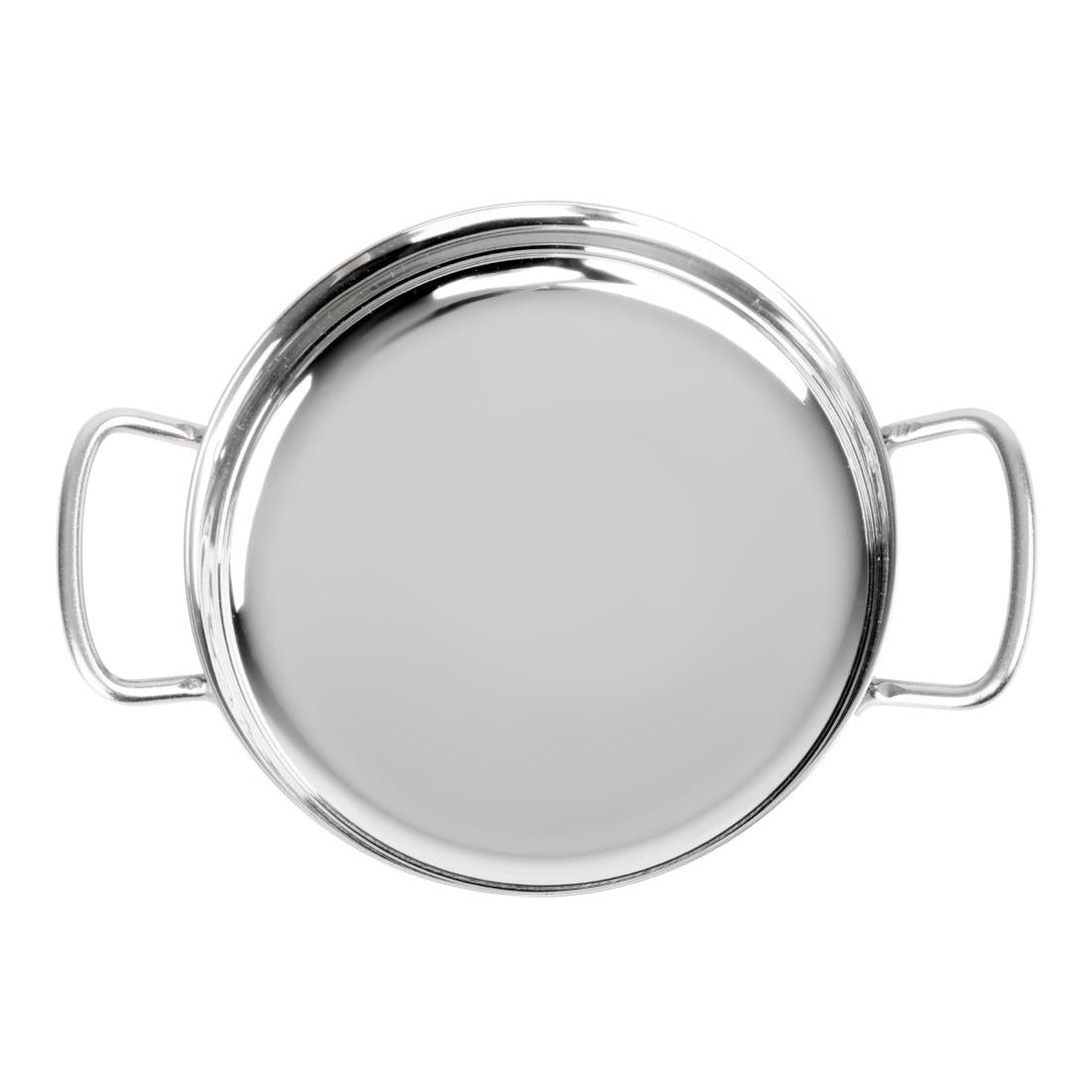 Olympia Table Presentation Double Handle Dish Stainless Steel 150mm - HY101