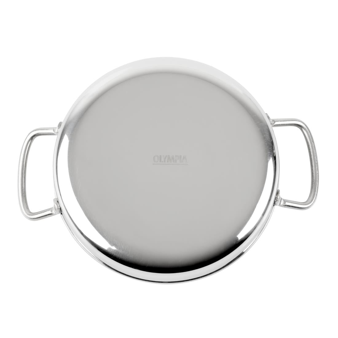 Olympia Table Presentation Double Handle Dish Stainless Steel 150mm - HY101