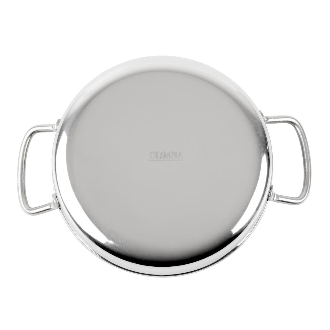 Olympia Table Presentation Double Handle Dish Stainless Steel 180mm - HY102