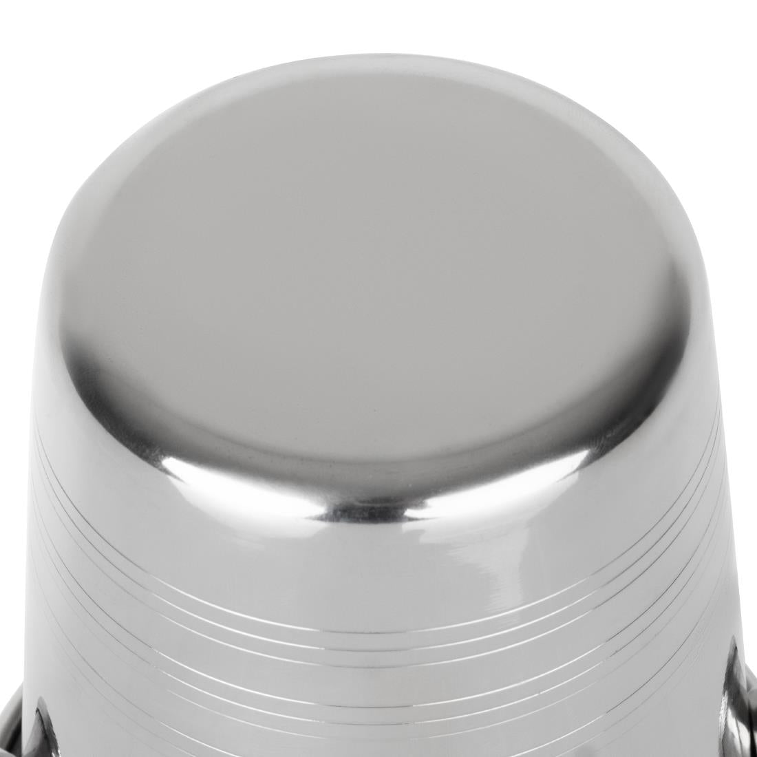 Olympia Ice Bucket with Handles and Etch Detail Stainless Steel 1050ml - HY121