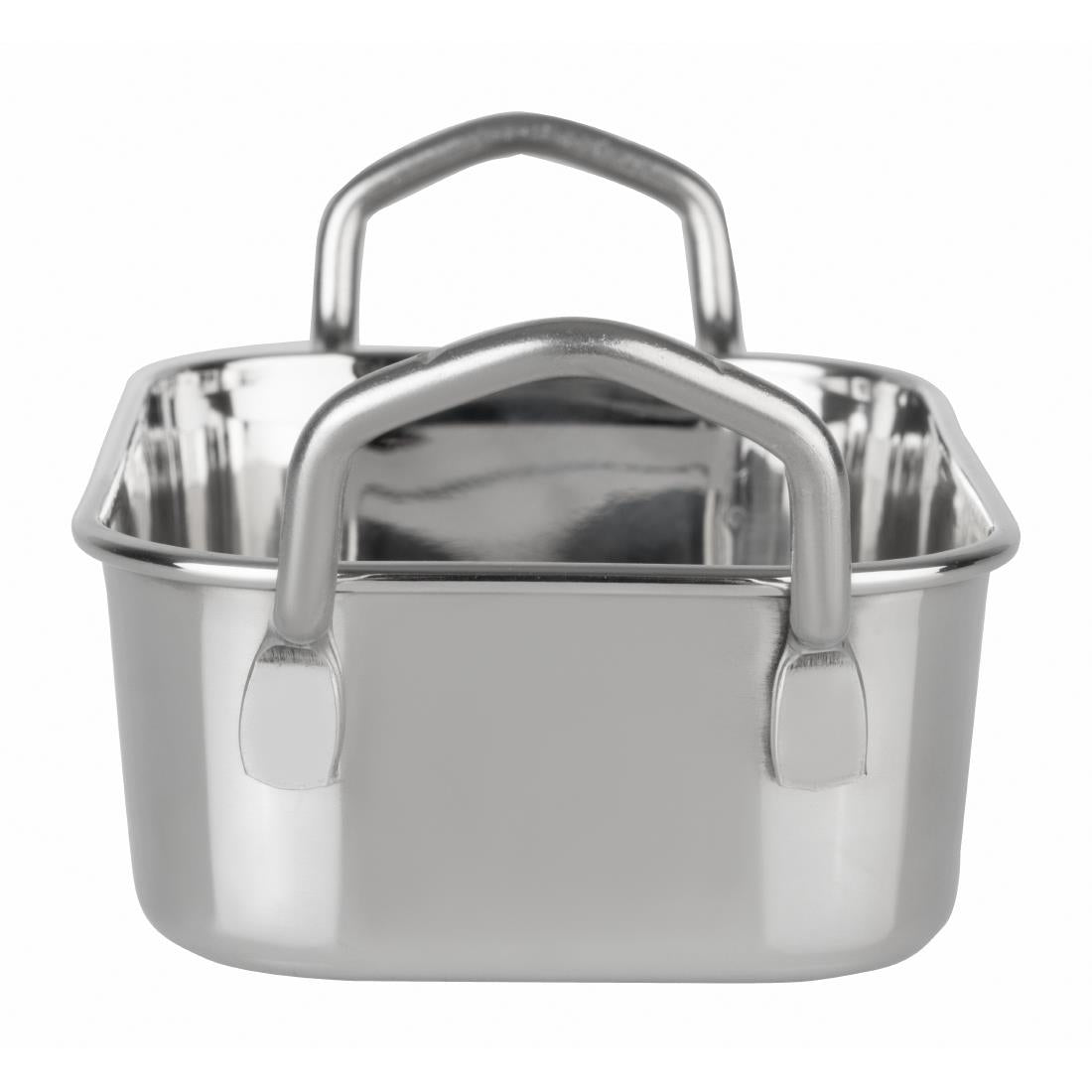 Olympia Table Presentation Rectangular Dish Stainless Steel 140x90mm - HY122