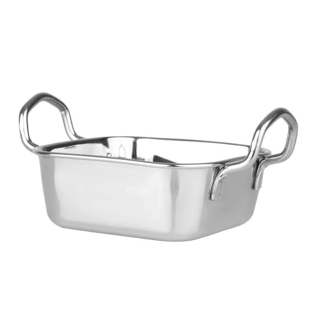 Olympia Table Presentation Square Dish Stainless Steel 115x115mm - HY123