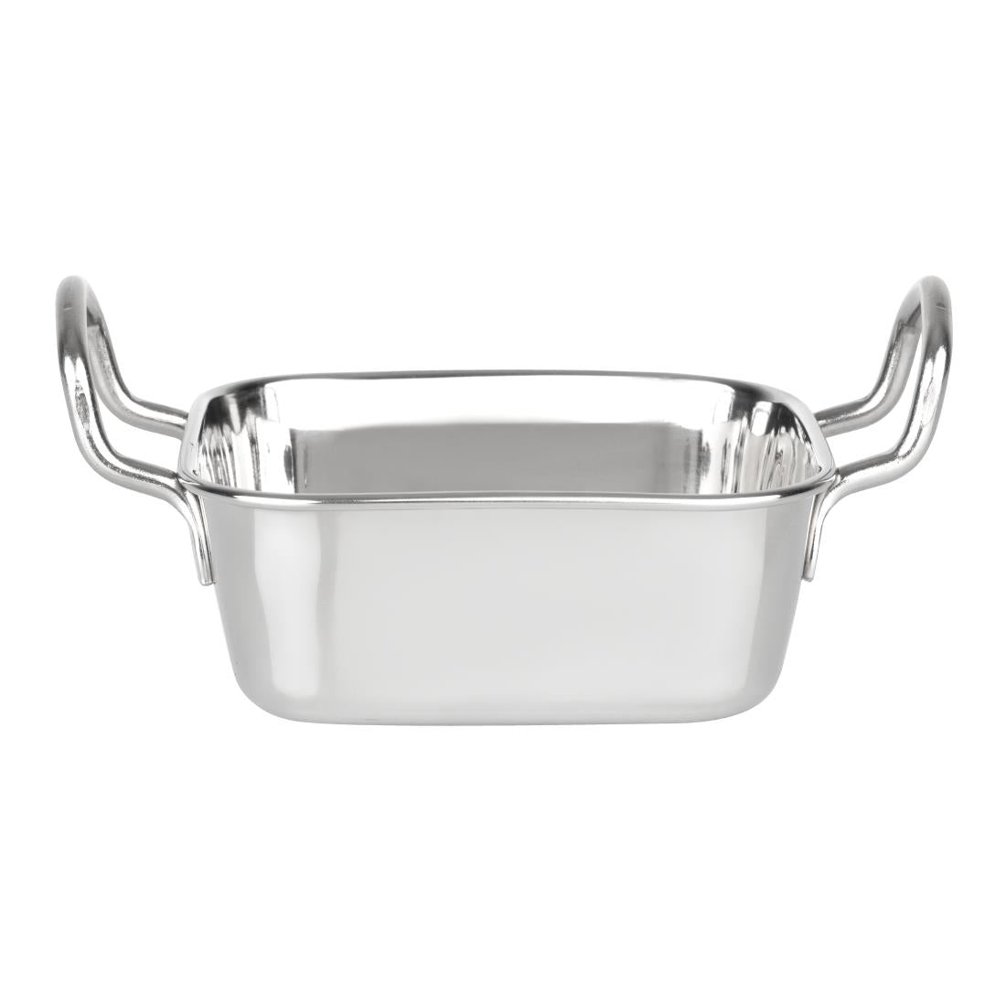 Olympia Table Presentation Square Dish Stainless Steel 115x115mm - HY123
