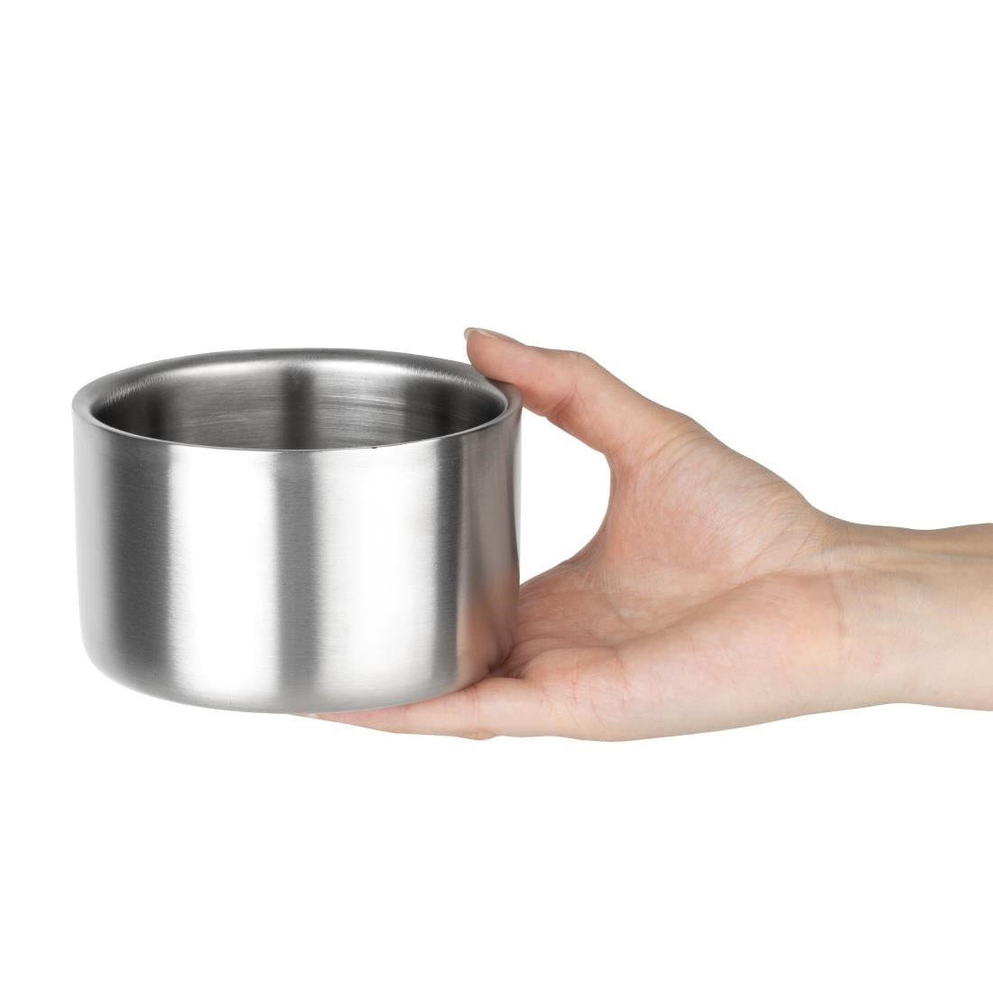 Olympia Double Wall Stainless Steel Wine and Champagne Coaster - HY127