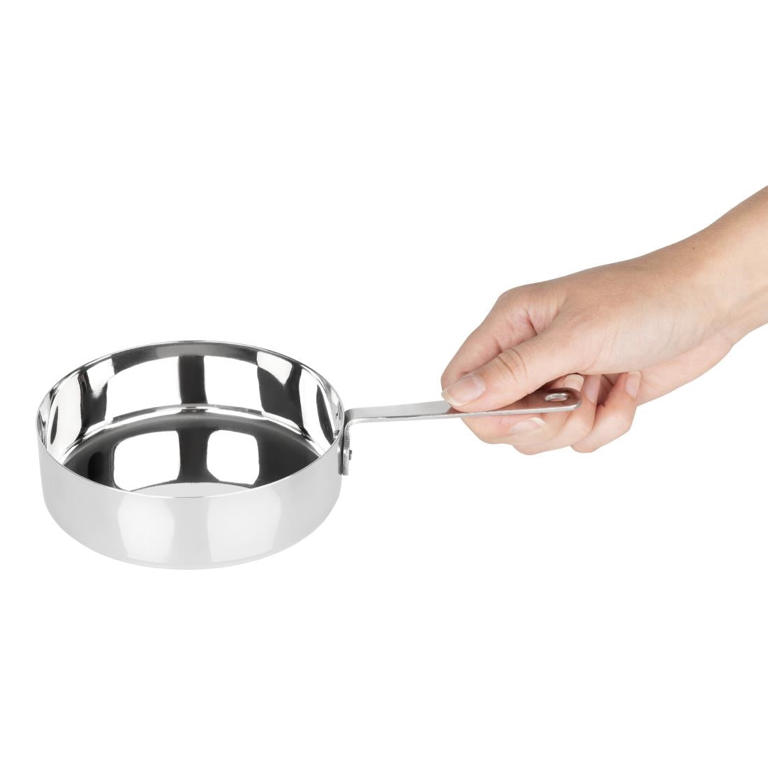Olympia Table Presentation Stainless Steel Mini Sauce Pan 122x35mm - HY130