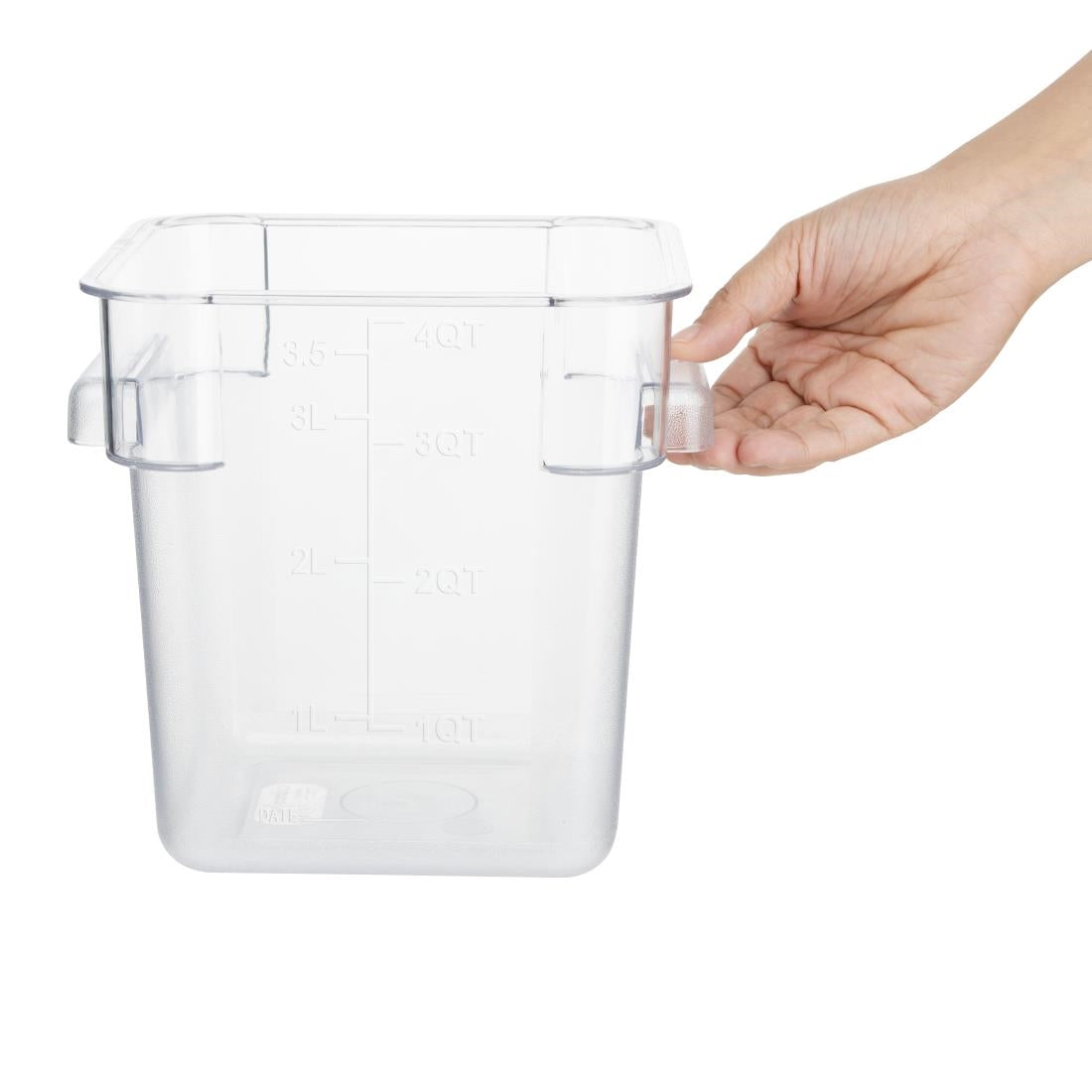 Hygiplas Polycarbonate Square Storage Container 3.5Ltr - HY401