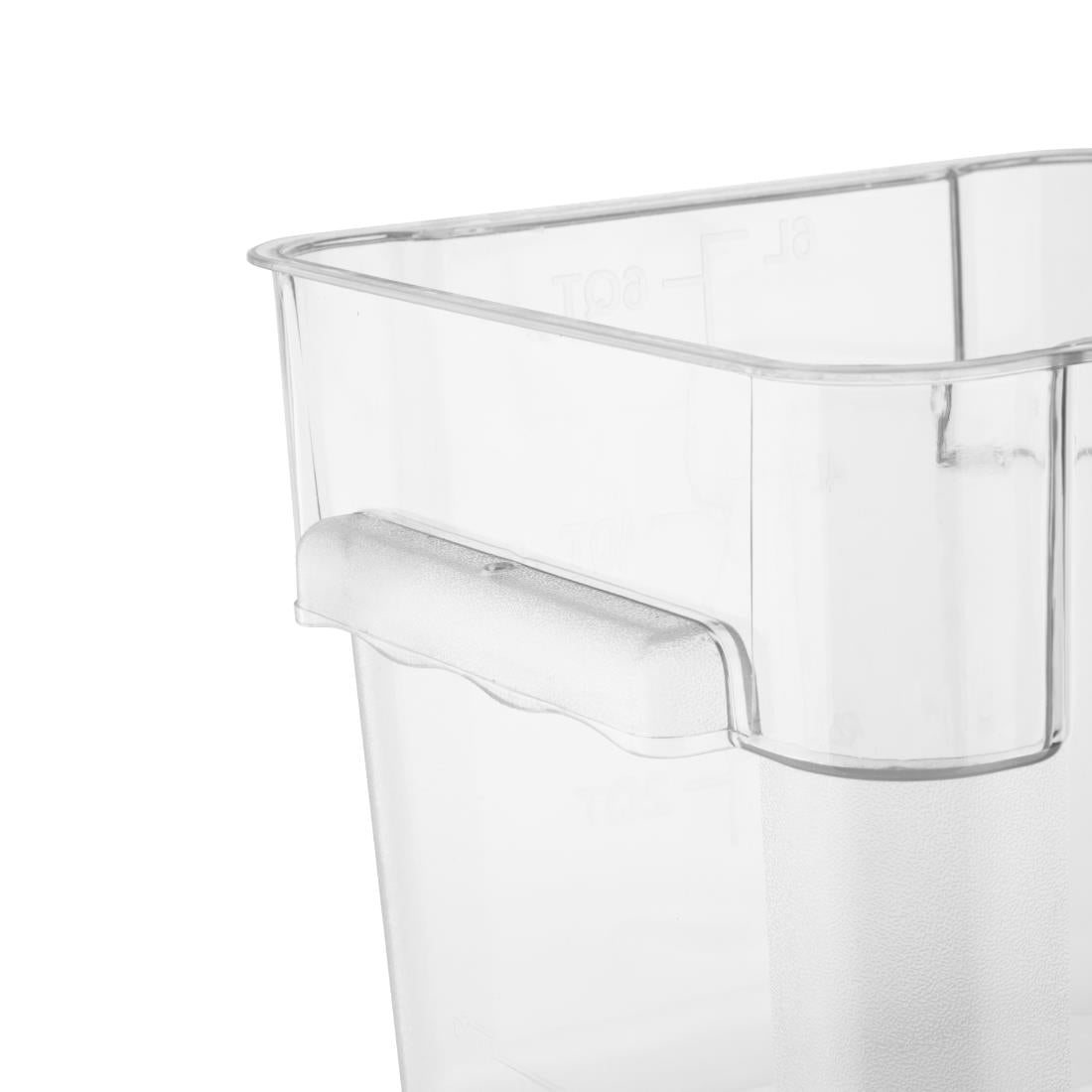 Hygiplas Polycarbonate Square Storage Container 5.5Ltr - HY402