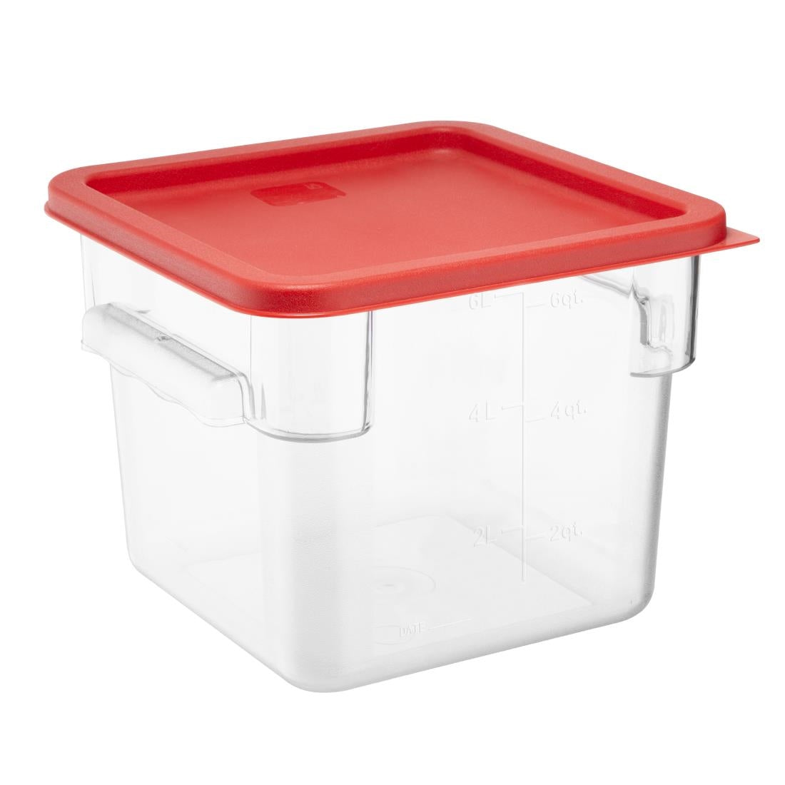 Hygiplas Square Red Lid to fit 5.5 & 7Ltr Containers - HY408