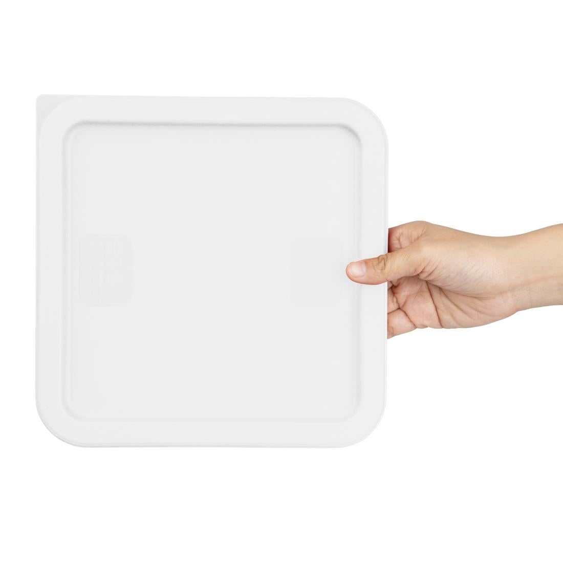 Hygiplas Square White Lid to Fit 5.5/7Ltr Containers - HY417