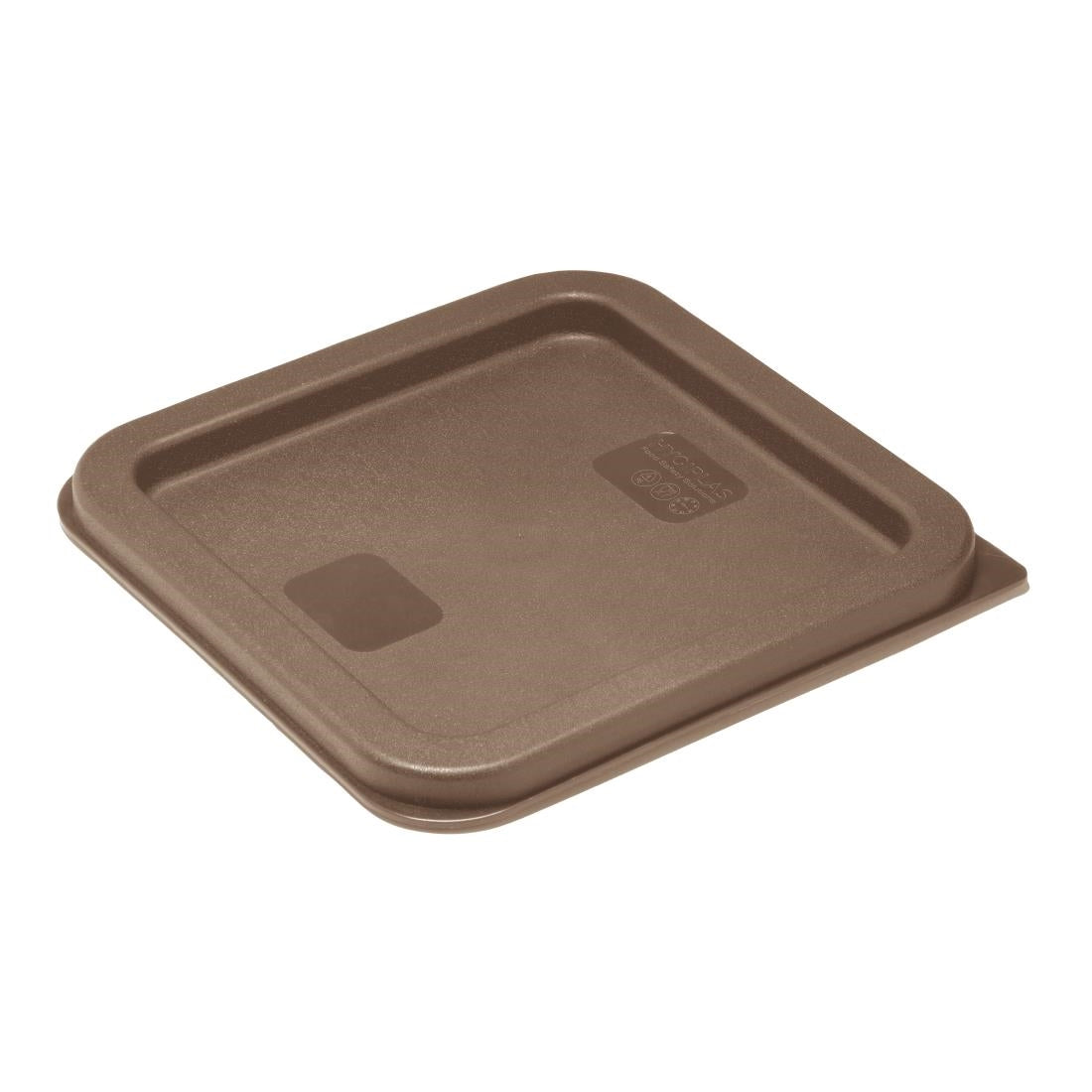 Hygiplas Square Brown Lid to Fit 1.5/3.5Ltr Containers - HY422