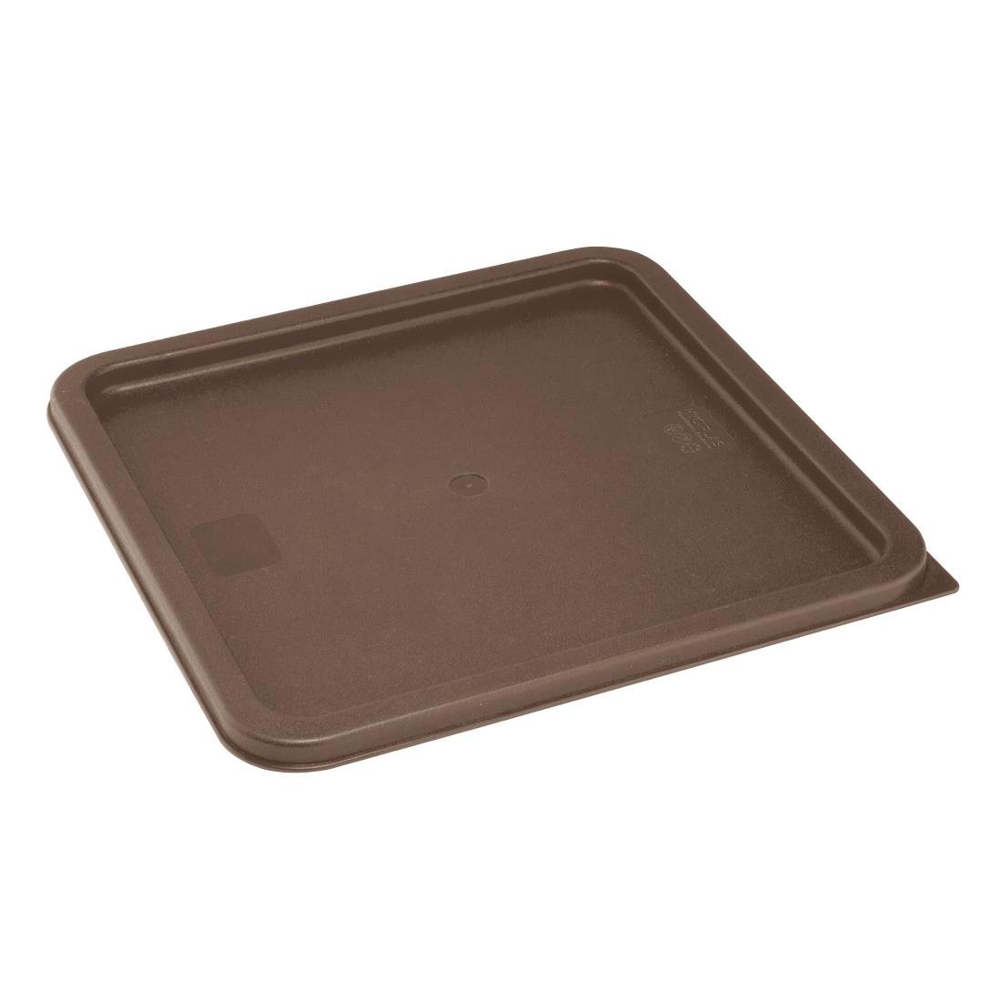 Hygiplas Square Brown Lid to Fit 10/15/20Ltr Containers - HY424
