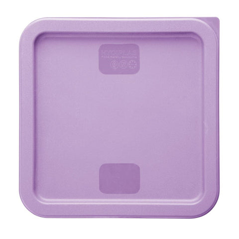 Hygiplas Square Purple Lid to Fit 5.5/7Ltr Containers - HY426