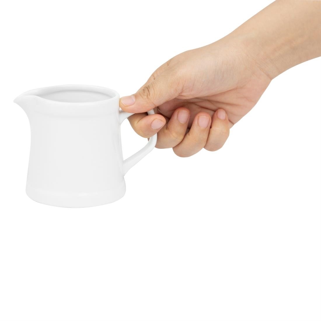 Olympia Whiteware Pier Jugs 200ml (6 Pack) - HY546