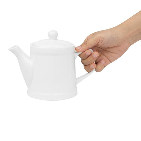 Olympia Whiteware Pier Teapot 500ml (2 Pack) - HY548