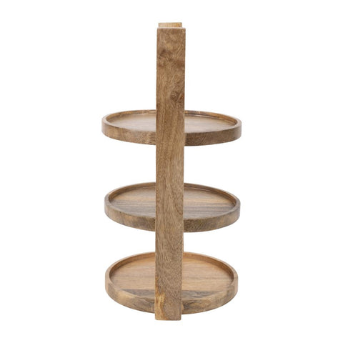 Olympia 3-Tier Stand Mango Wood for 200mm Plates - HY751