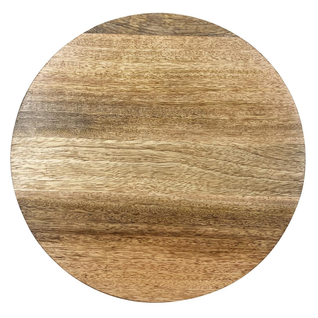 Olympia Round Display Stand Mango Wood with Metal Legs 300x80mm - HY752