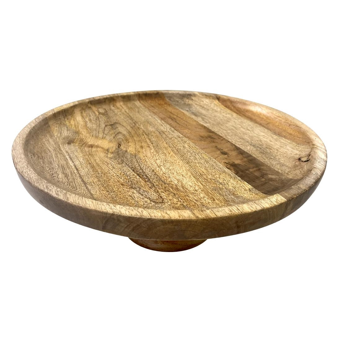 Olympia Cake Stand Mango Wood 330x120mm - HY757