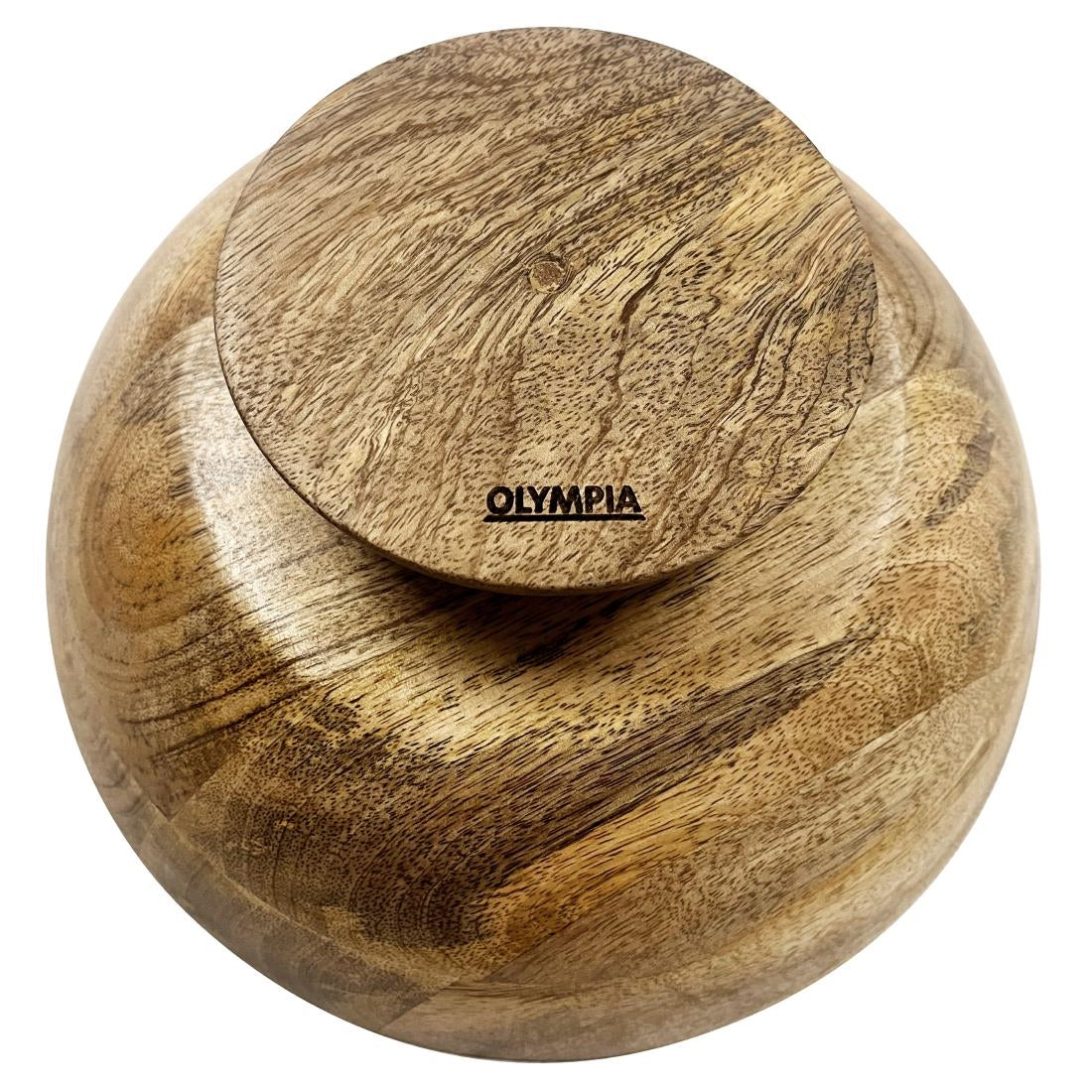Olympia Footed Bowl Mango Wood 280mm - HY758
