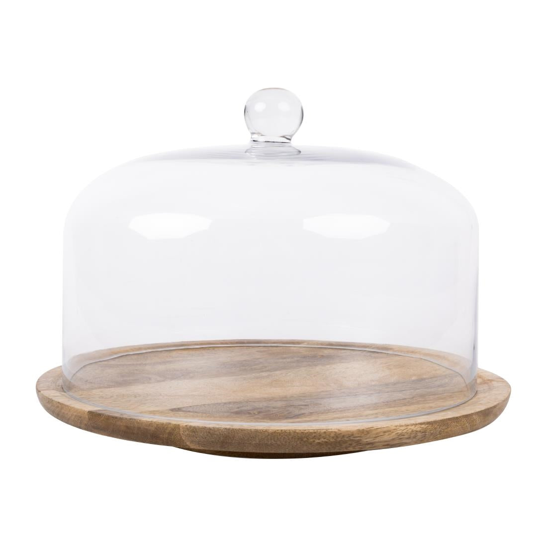 Olympia Revolving Cake Stand Mango Wood 330mm - HY756