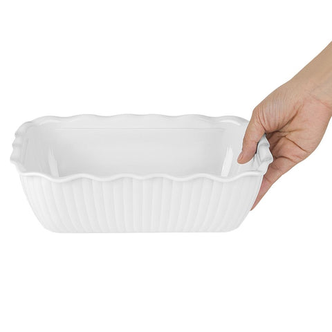 Olympia Kristallon Medium Salad Crock - White - HY804