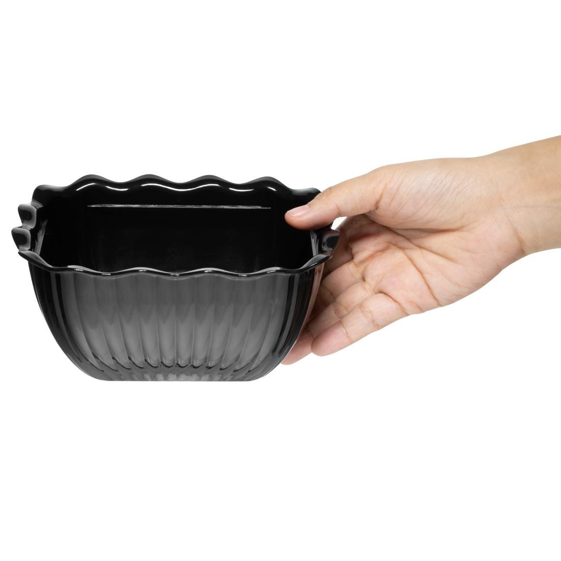 Olympia Kristallon Small Salad Crock Black - HY806