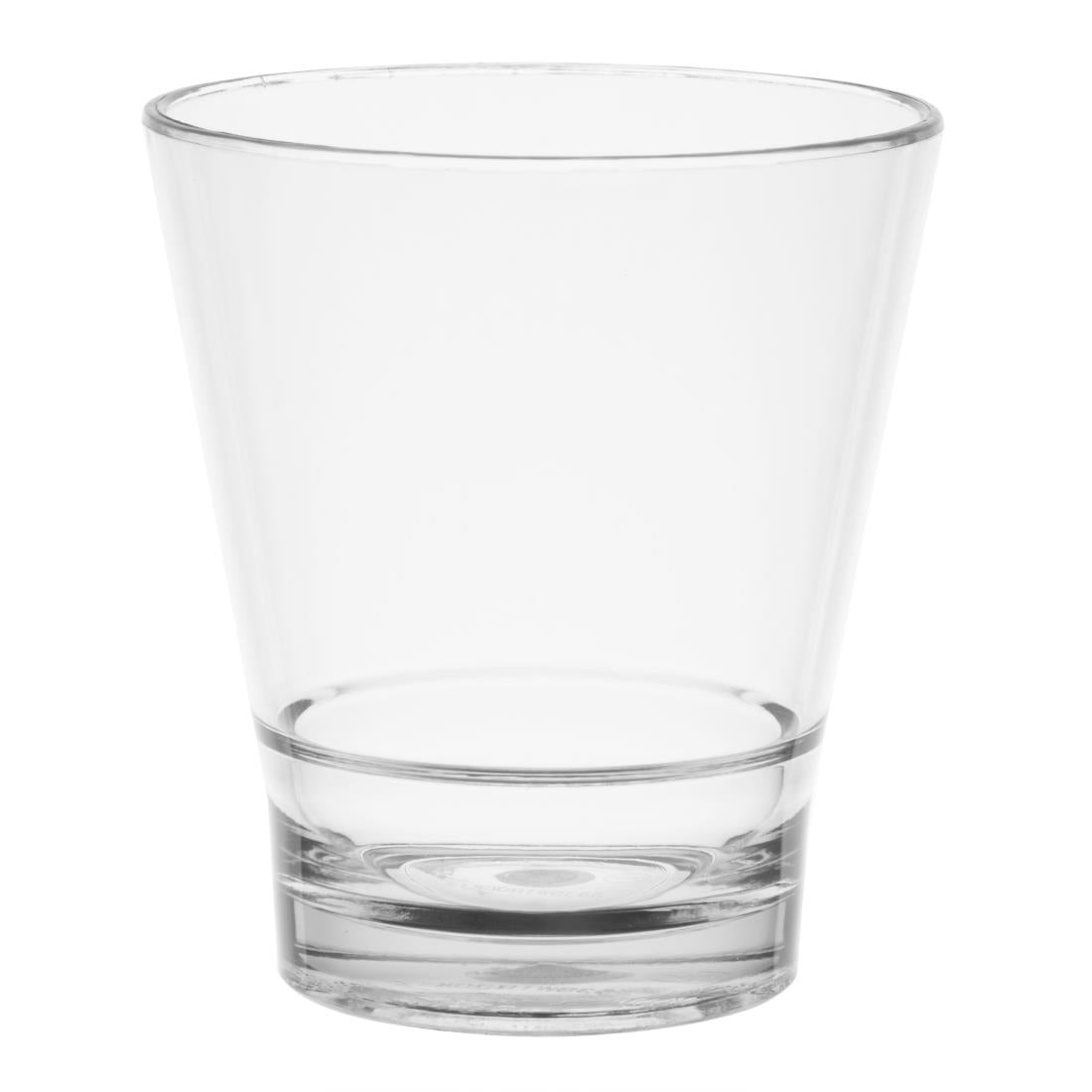 Olympia Kristallon Polycarbonate Stacking Tumblers Clear 250ml (6 Pack) - HZ080