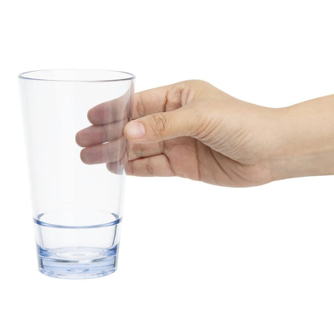 Olympia Kristallon Polycarbonate Stacking Hi Ball Tumblers 420ml (6 Pack) - HZ085