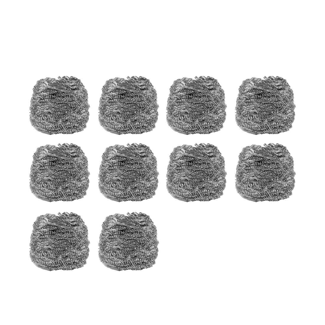 Jantex Stainless Steel Scourers (10 Pack) - HZ168