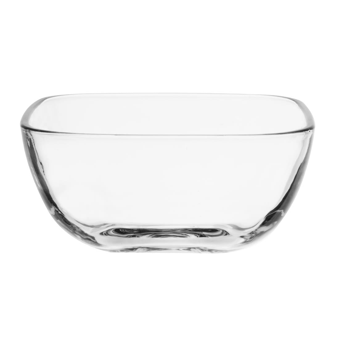 Olympia Square Glass Low Snack Bowls (6 Pack) - HZ335