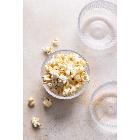 Olympia Round Ridged Glass Snack Bowls (6 Pack) - HZ337