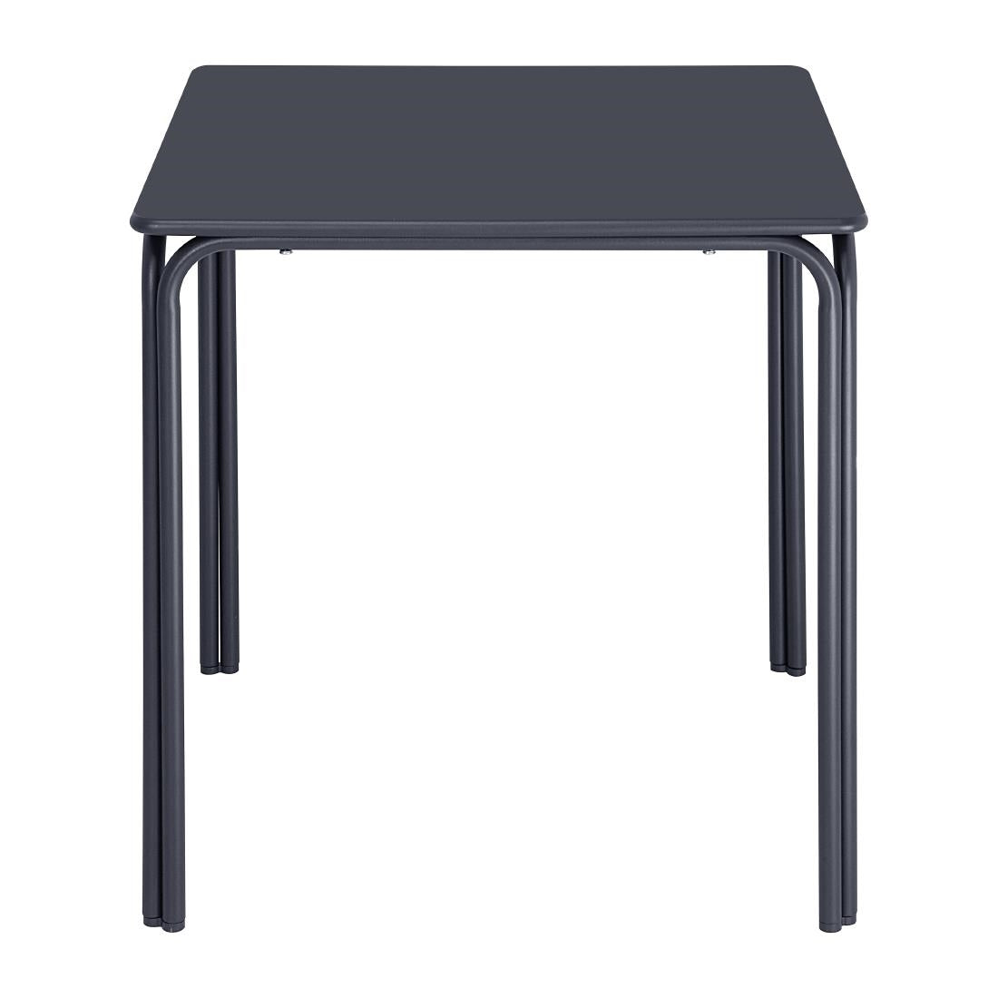 Bolero Adeline Steel Square Table 700mm Slate Blue - HZ355